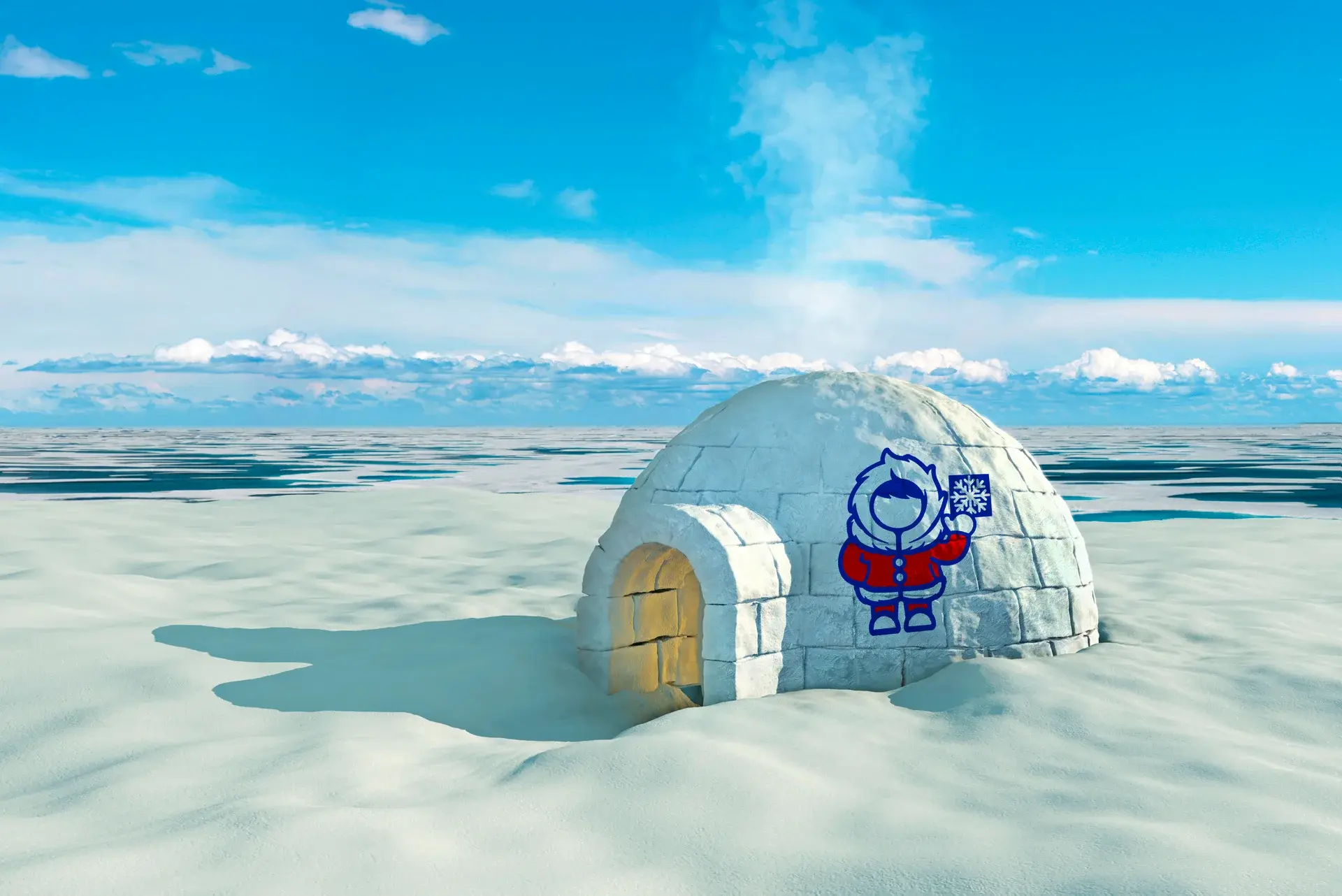 Iglo bei Tag